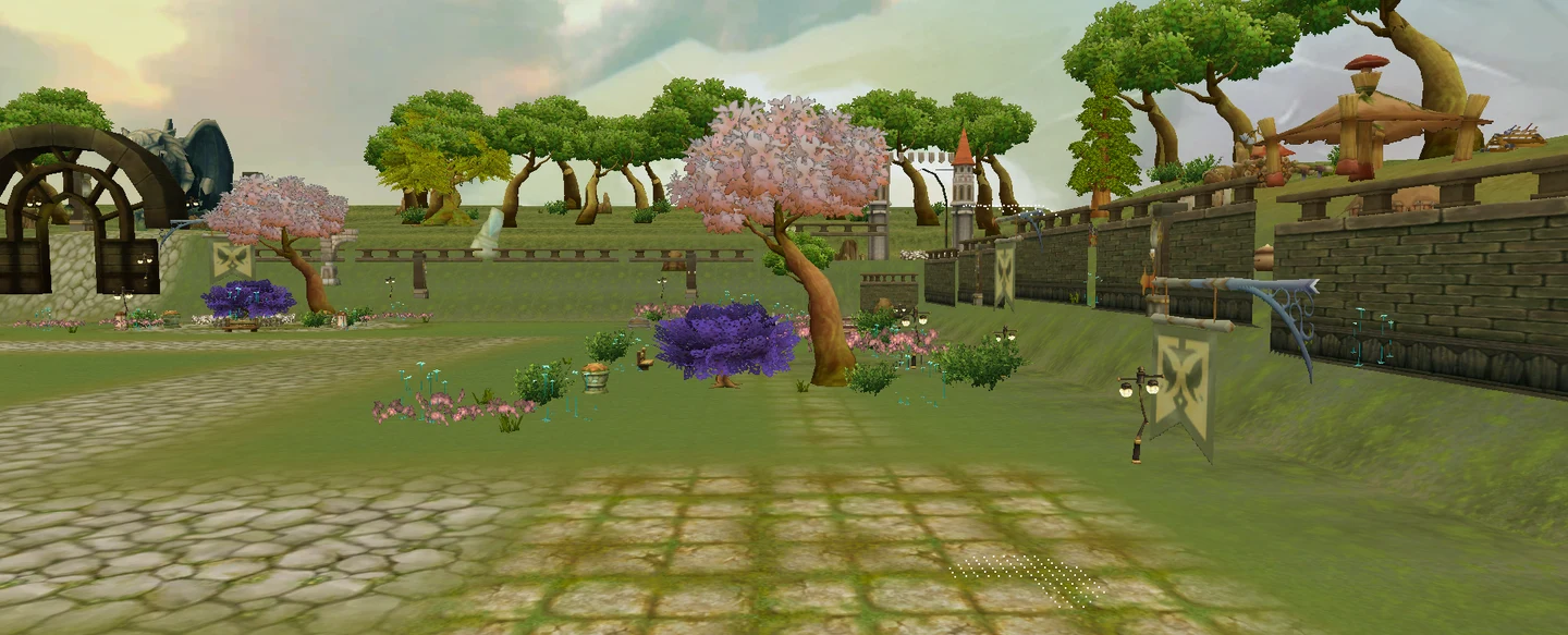Environment preview from the editor · a look towards the next chapter.