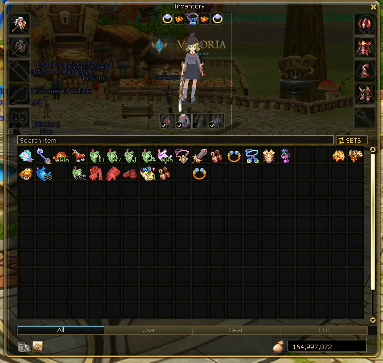 Fit your inventory view to your screen.